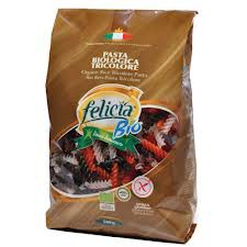 Felicia BIO Fusilli ryžové trojfarebné 500g / 3,59 € s DPH 
